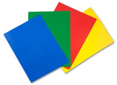 Папка-уголок Бюрократ -E310N/1YEL непрозрачный A4 пластик 0.18мм желтый