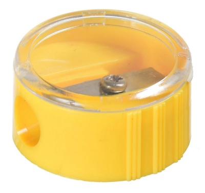 Точилка для карандашей ручная Silwerhof 191082 Народная коллекция 1 отверстие пластик ассорти