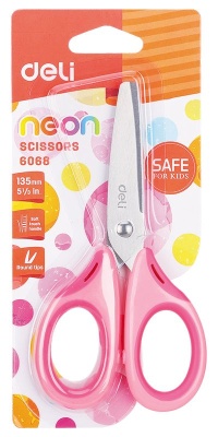 Ножницы Deli E6068 Neon универсальные 135мм сталь ассорти