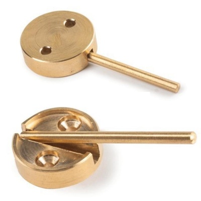 Плашка для опломбирования 96528 латунь 0.04кг