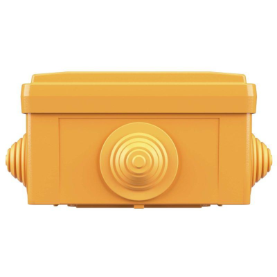 DKC FSB11404 Коробка пластиковая FS с кабельными вводами и клеммниками, IP55,100х100х50мм, 4р, 450V,6A, 4мм.кв