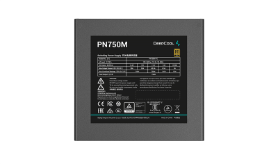Блок питания Deepcool PN750M (ATX 3.1, 750W, Full Cable Management, PWM 120mm fan, Active PFC, 80+ GOLD, Gen5 PCIe) RET (PN750M)