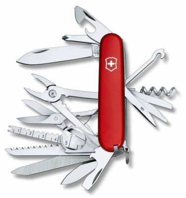Нож перочинный Victorinox SwissChamp (1.6795) 91мм 33функций красный карт.коробка