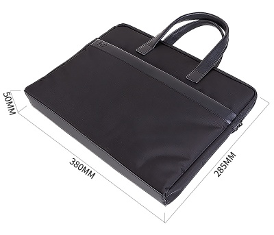 Папка-портфель Deli 63751BLACK 1 отдел. терилен черный