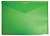 Конверт на кнопке Бюрократ -PK804A5GRN A5 пластик 0.18мм зеленый