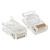Коннектор RJ45 (8P8C) кат.5E неэкранир. TERACOM универс. (уп.10шт) EKF TRC-PLUG-5EUTP-10