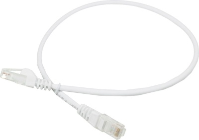 Патч-корд Lanmaster UTP LAN-PC45/U5E-0.5-WH вилка RJ-45-вилка RJ-45 кат.5е 0.5м белый LSZH (уп.:1шт)