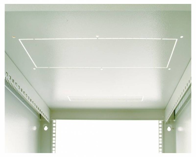 Шкаф коммутационный ЦМО (ШРН-9.650.1) настенный 9U 600x650мм пер.дв.металл несъемн.бок.пан. 50кг серый 605мм 20.7кг 180град. 499мм