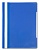 Папка-скоросшиватель Бюрократ -PS-K20BLU A4 прозрач.верх.лист карм.на лиц.стор. пластик синий 0.12/0.16