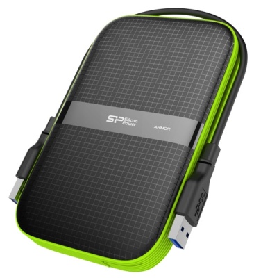 Жесткий диск Silicon Power USB 3.0 2Tb SP020TBPHDA60S3K A60 SP020TBPHDA60S3K Armor 2.5" черный