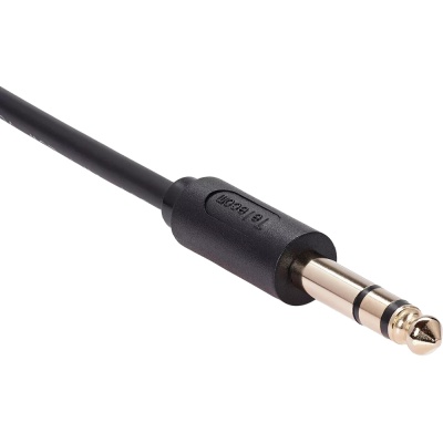 Кабель-адаптер  3.5ST(M)/6.35 ST(M), 1.5м, Telecom PRO <TAV6165-1.5M> VCOM Адаптер-переходник Telecom jack 6.35 mm M/Jack 3.5 mm M (TAV6165-1.5M)