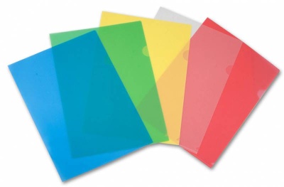 Папка-уголок Бюрократ -E310/1CLEAR A4 пластик 0.18мм прозрачный