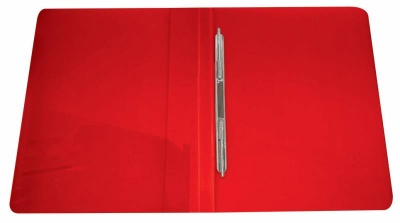 Папка метал.пруж.скоросш. Бюрократ -PZ07P A4 пластик 0.7мм внут.и торц.карм ассорти