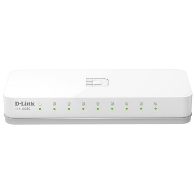 Коммутатор D-Link DES-1008C/B1A 8x100Mb неуправляемый