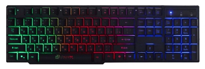 Клавиатура Оклик 780G SLAYER черный USB for gamer LED