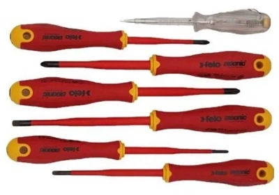 Уценка Набор отверток диэлектрических SL/PH/PZ Ergonic E-Slim, отвертка тестер напряжения сети в кей [Уценка 41380736]