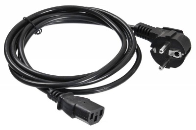Кабель Buro BU-PCAB-ZP2 IEC C13 Евровилка угловой 5м
