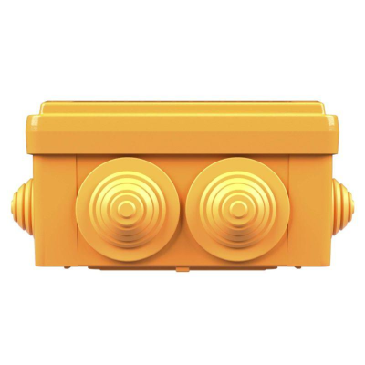 DKC FSB11506 Коробка пластиковая FS с кабельными вводами и клеммниками, IP56,100х100х50мм, 5р, 450V,10A, 6мм.кв.