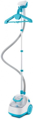 Отпариватель напольный Kitfort КТ-957 1500Вт белый/бирюзовый