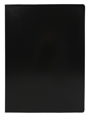 Папка метал.зажим Buro -ECB04CBLACK A4 пластик 0.5мм черный