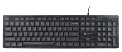 Клавиатура Оклик 550ML черный USB slim Multimedia LED