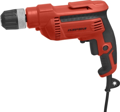 Дрель ПАРМА ДЭ-01-10/600P [02.025.00005] { 600Вт; 10мм; 0-3100; реверс; БЗП) (10шт/кор }