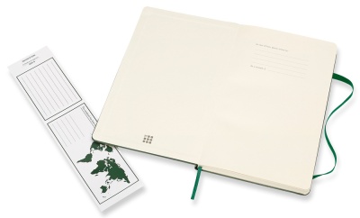 Блокнот Moleskine CLASSIC QP060K15 Large 130х210мм 240стр. линейка твердая обложка зеленый