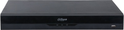 DAHUA DHI-NVR5216-8P-EI 16-канальный IP-видеорегистратор c PoE, 4K, H.265+, видеоаналитика, входящий поток до 384Мбит/с, 2 SATA III до 16Тбайт