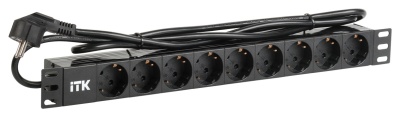 Блок распределения питания ITK PH22-9D1 гор.размещ. 9xSchuko базовые 16A Schuko 2м