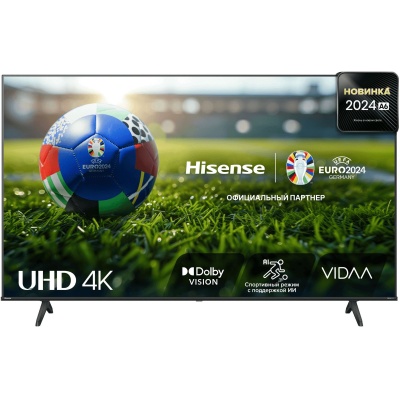 Телевизор LED Hisense 85" 85A6N черный 4K Ultra HD 60Hz DVB-T DVB-T2 DVB-C DVB-S DVB-S2 USB WiFi Smart TV