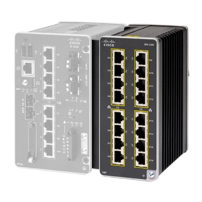 Модуль CISCO Catalyst IE3300 with 16 GE PoE/PoE+ Copper, Expansion Module, IEM-3300-16P=