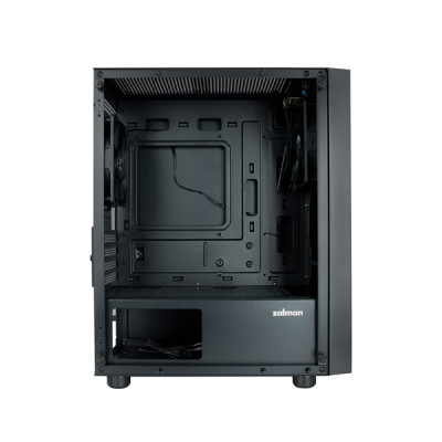 Корпус ZALMAN T3 PLUS, MATX, BLACK, WINDOW, 2x3.5", 3x2.5", 1xUSB2.0, 1xUSB3.0, FRONT 1x120mm, REAR 1x120mm (T3 PLUS)