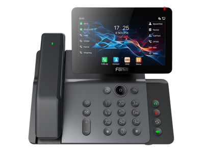 Бизнес IP-телефон Fanvil V66 Pro Prime Business PhoneWireless Bluetooth Handset6-Party Local Conference7” Adjustable Screen ( 0° to 40 °)20 SIP linesOpus+IPV6 .116 DSS keysBuilt-in Bluetooth 5.0 and 2.4G/5G Wi-F