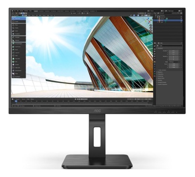 Монитор AOC 27" Professional 27P2Q черный IPS LED 16:9 DVI HDMI M/M матовая HAS Pivot 250cd 178гр/178гр 1920x1080 D-Sub DisplayPort FHD USB 5.49кг
