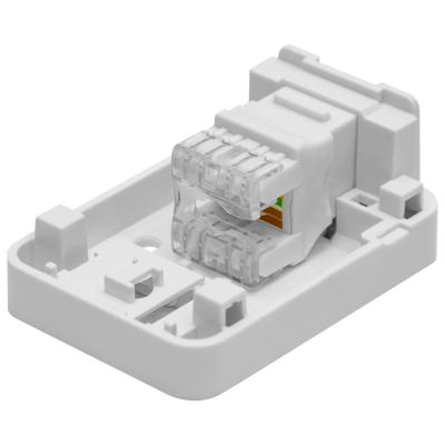 Корпус настенной розетки SNR под модули KeyStone, 1 порт