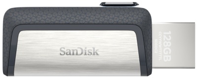 Флеш Диск Sandisk 256Gb Ultra Dual Drive SDDDC2-256G-G46 USB3.0 серый/черный