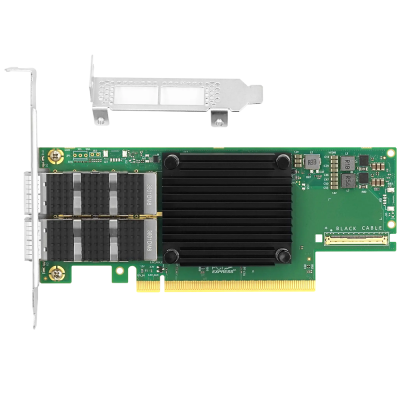 Сетевой адаптер PCle x16 Dual-Port Fiber 200G QSFP56 Ethernet (Mellanox) LR-LINK