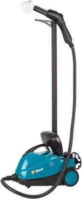 Пароочиститель напольный Bort BDR-2300-R 2100Вт бирюзовый/черный