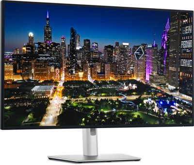 Монитор Dell 31.5" UltraSharp U3225QE серебристый IPS LED 5ms 16:9 HDMI матовая HAS Piv 3000:1 450cd 178гр/178гр 3840x2160 120Hz DP 4K USB 9.34кг