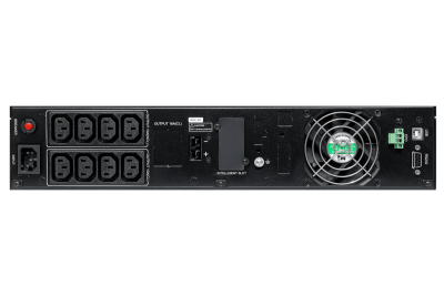 Источник бесперебойного питания/ ИБП Сайбер Электро РСК-ПИЛОТ-2000Р-М Линейно-интерактивный  2000ВА/1800Вт. USB/RS-232/EPO/SNMP slot (8 IEC С13)  (12В /7.5Ач. х 4) 2U (Изготовлено в РФ)