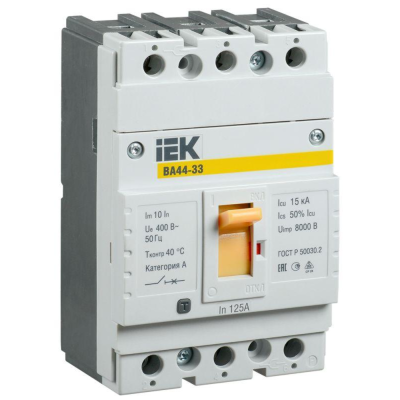 Iek SVA4410-3-0125 Авт. выкл. ВА44 33 3Р 125A 15кА