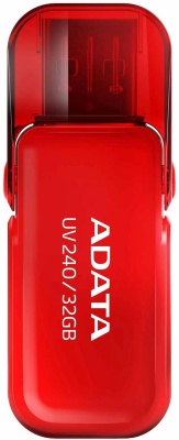 Флеш Диск A-DATA 32GB <AUV240-32G-RRD> UV240, USB 2.0, Красная