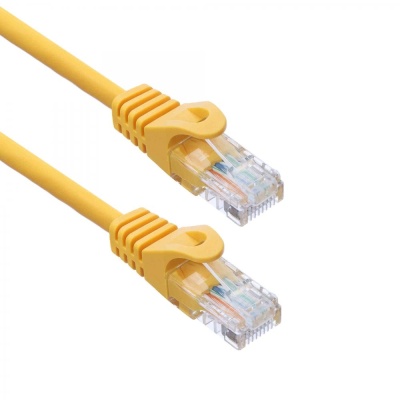 Кабель ACD Патч-корд ACD-LPU5E-5DY |ACD-LPU5E-5DY| Cat5e UTP 24AWG 4Pair, 7/0.18мм CCA Желтый, 0.5м, (741371)