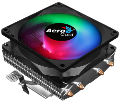 Кулер для процессора Aerocool Air Frost 4 125W / FRGB / 3-Pin / Intel 115*/775/2066/2011/AMD / Heat pipe 6mm x4 (Air Frost 4)