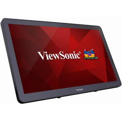 Монитор Viewsonic 23.6" TD2430 Touch VA LED, 1920x1080, 10ms, 250cd/m2, 50Mln:1, 178°/178°, VGA, HDMI, DP, USB*2, колонки, Tilt, VESA(100x100), Black (TD2430)
