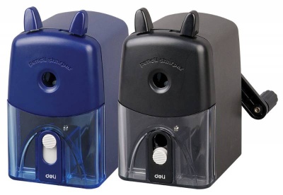 Точилка для карандашей механическая Deli E0635 1 отверстие пластик коробка