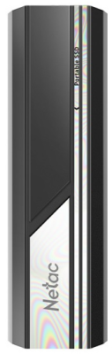 Ssd накопитель Netac ZX10 2TB USB 3.2 Gen 2 Type-C External SSD, R/W up to 1050/1050MB/s, with USB C to A cable and 10Gbps USB C to C cable 5Y wty (NT01ZX10-002T-32BK)