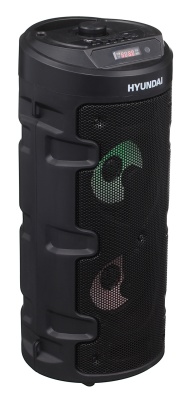 Минисистема Hyundai H-MC160 черный 50Вт/FM/USB/BT/SD/MMC