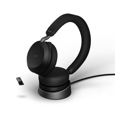 Беспроводная гарнитура Jabra Evolve2 75, Link380a MS Stereo Black (PN: 27599-999-999)