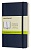 Блокнот Moleskine CLASSIC SOFT QP613B20 Pocket 90x140мм 192стр. нелинованный мягкая обложка синий сапфир